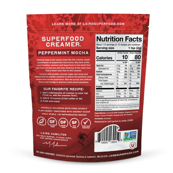 Peppermint Mocha Superfood Creamer® Online Sale - Image 2