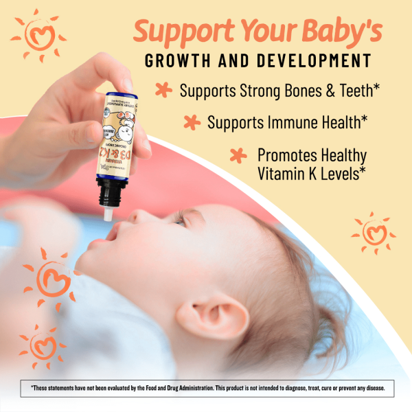 Organic Baby and Toddler D3&K2 Drops Online now - Image 2