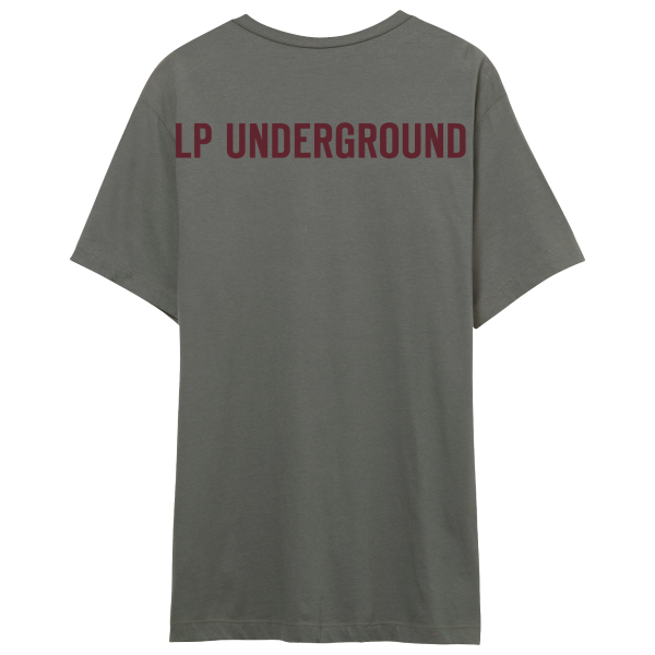 LP Underground Tee [Asphalt Dark Grey] Hot on Sale - Image 2