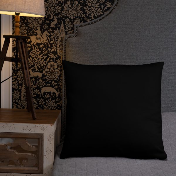 Rap Words Pillow | Black Cheap - Image 3