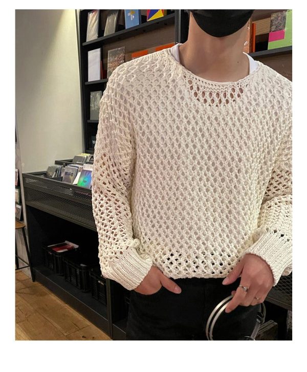 Loose-fit Mesh-knit T-shirt For Cheap - Image 4