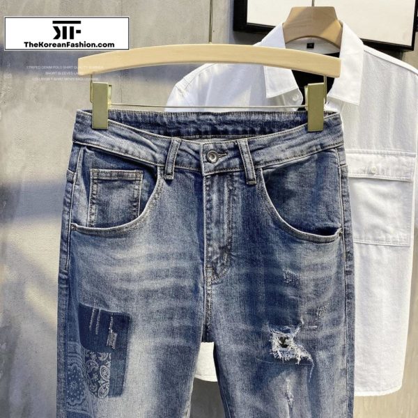 Scratched Ripped Jeans Supply - Image 2
