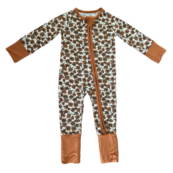 Cream Magnolia Bamboo Zipper Online - Image 3