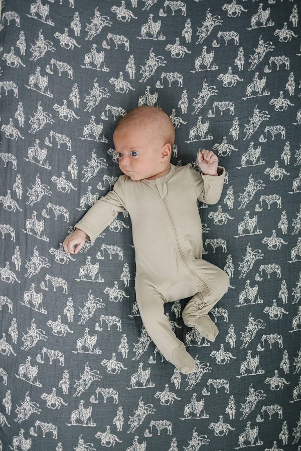 Wild West Muslin Crib Sheet Online Hot Sale - Image 3