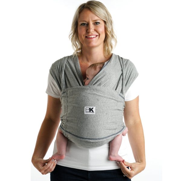 Baby K tan Original Baby Carrier | Heather Grey Online Sale