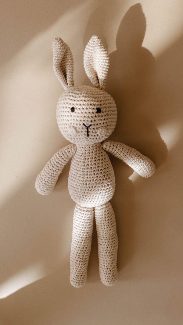 Honey the Bunny | Knit Doll For Sale - Image 4