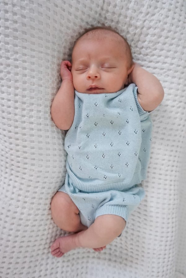 Luna + Luca Pointelle Set - Sky Blue Fashion - Image 2