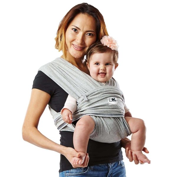 Baby K tan Original Baby Carrier | Heather Grey Online Sale - Image 4