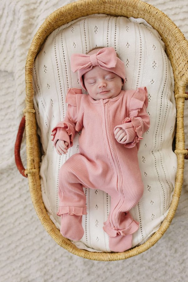 Luna + Luca Ruffle Waffle Set - Dusty Rose Supply - Image 2