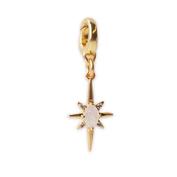 North Star Charm, CZ For Sale