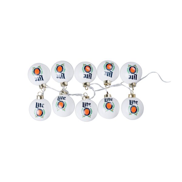MILLER LITE GLOBE HOLIDAY STRING LIGHTS on Sale