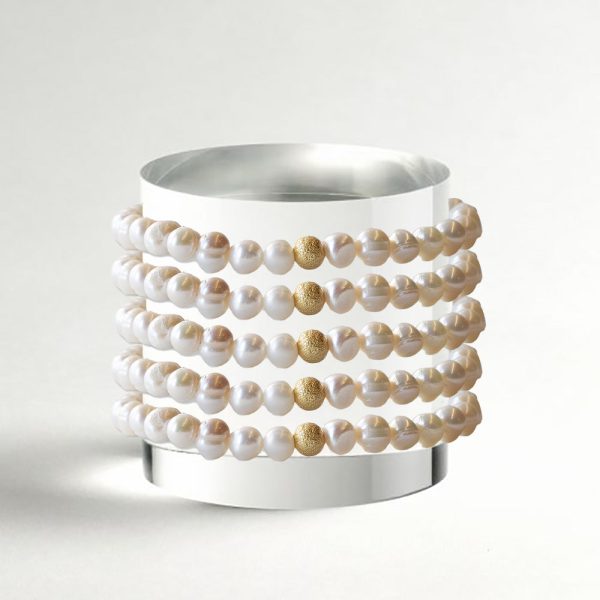 Freshwater Pearl Bracelet, 6mm Online now